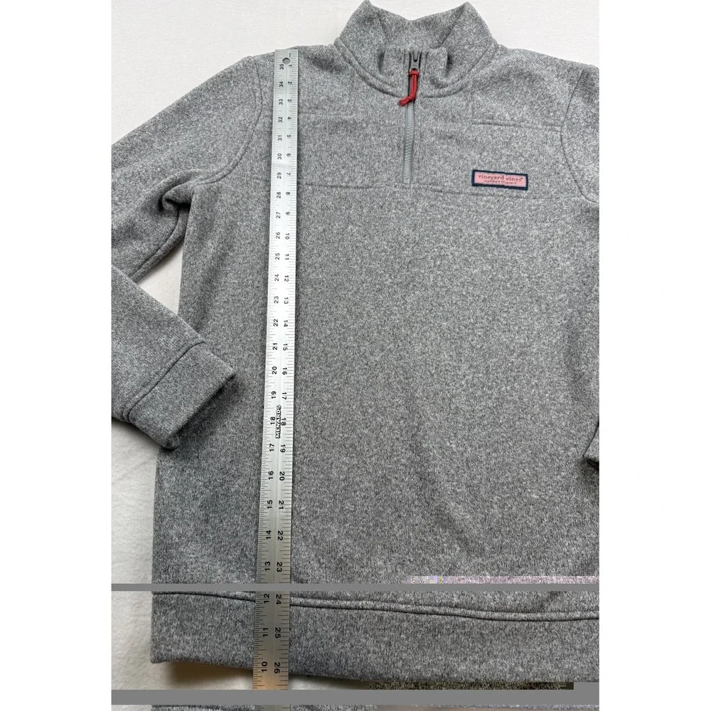Vineyard Vines 1/4 Zip Pullover Sweater Men's XS Gray